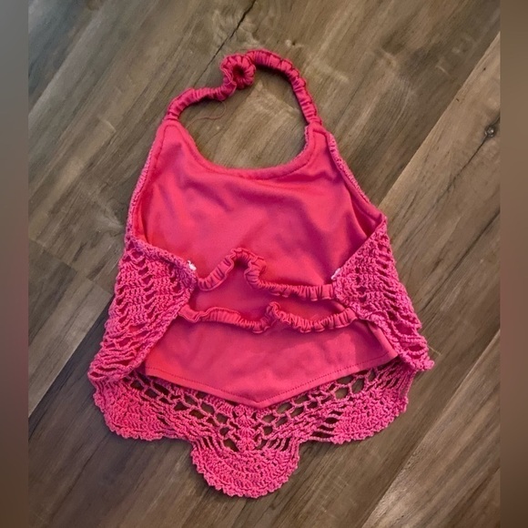 Toddler Girls Size 4T Crocheted Halter Top - Picture 6 of 7